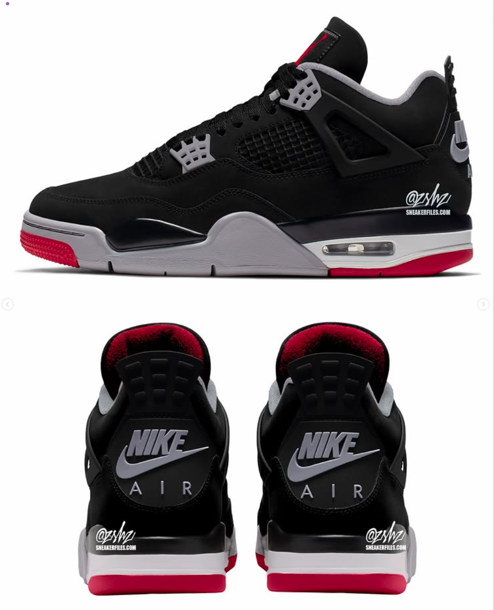Las Air Jordan 4 Retro 'Bred' regresan en 2026 con herramientas
