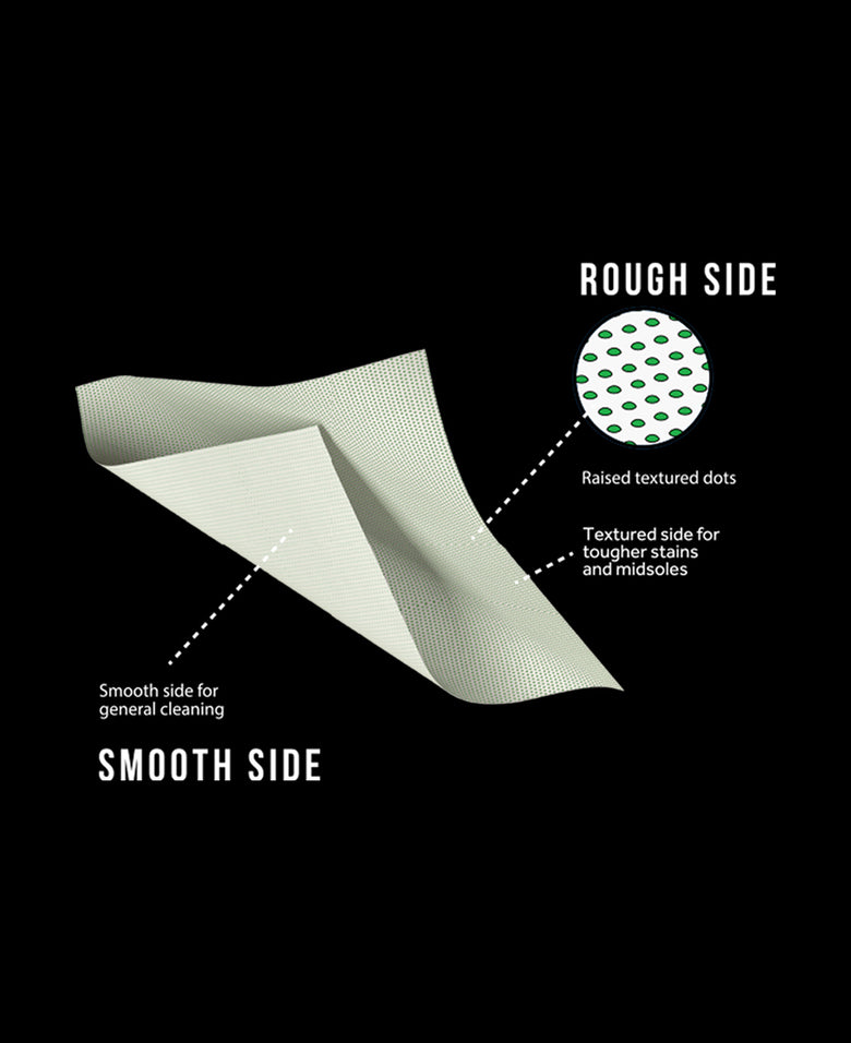 Compact and convenient pack of sneaker cleaning wipes