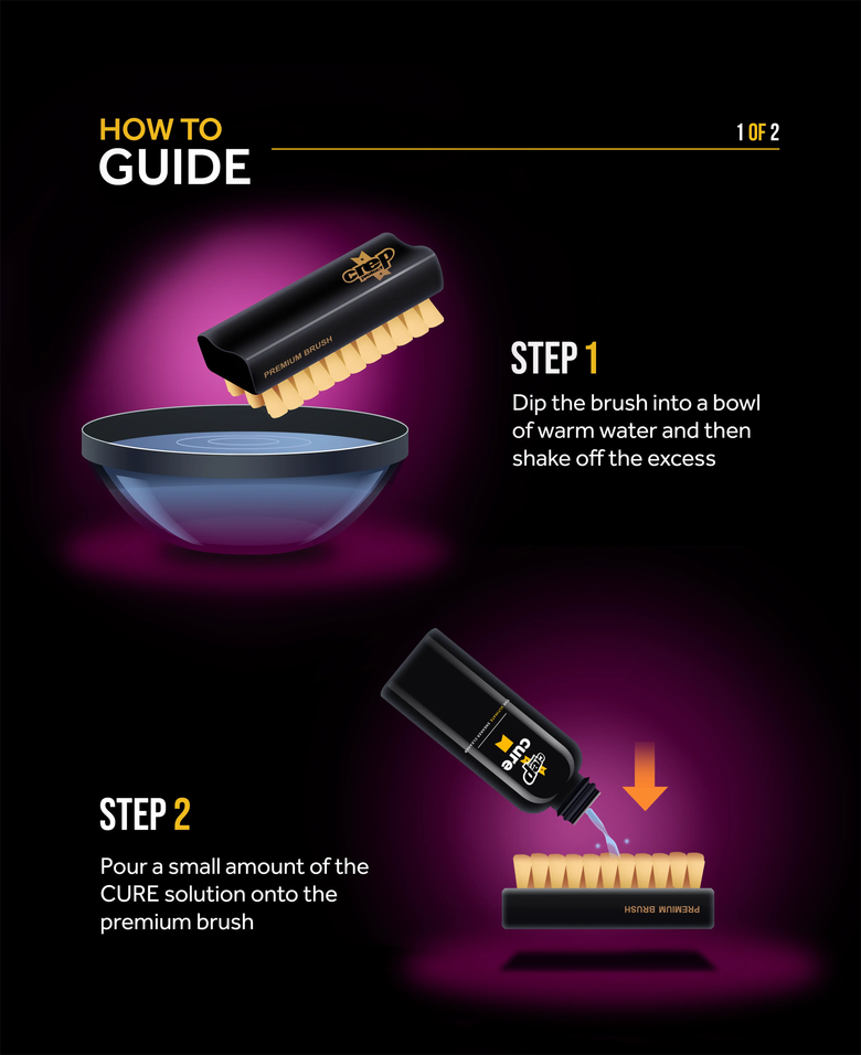 HOW TO cure steps 1-2