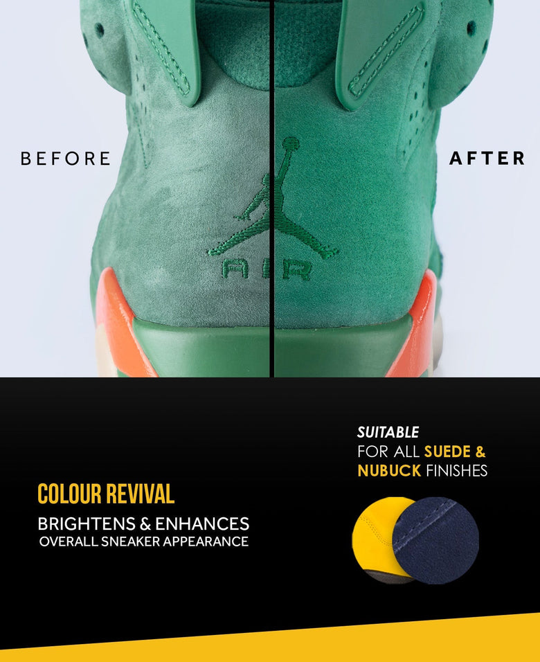 Suede Reviver before and after banner