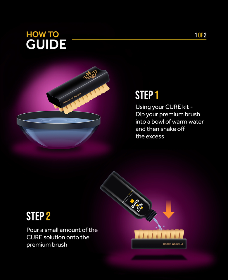 HOW TO cure steps 1-2