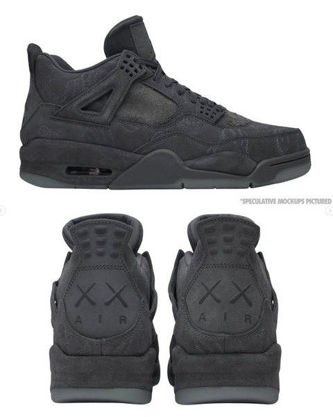 KAWS x Air Jordan 4 ‘Dark Grey’ Makes Its Comeback In 2027