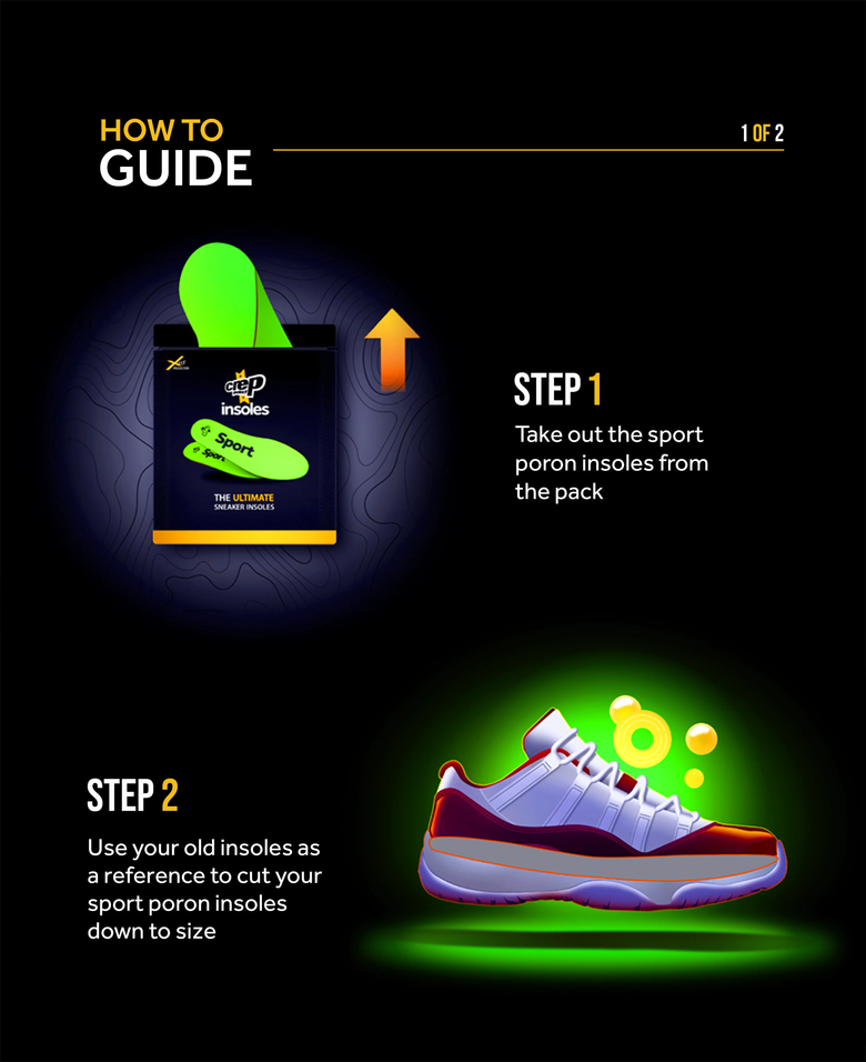 HOW TO Sport insoles steps 1-2