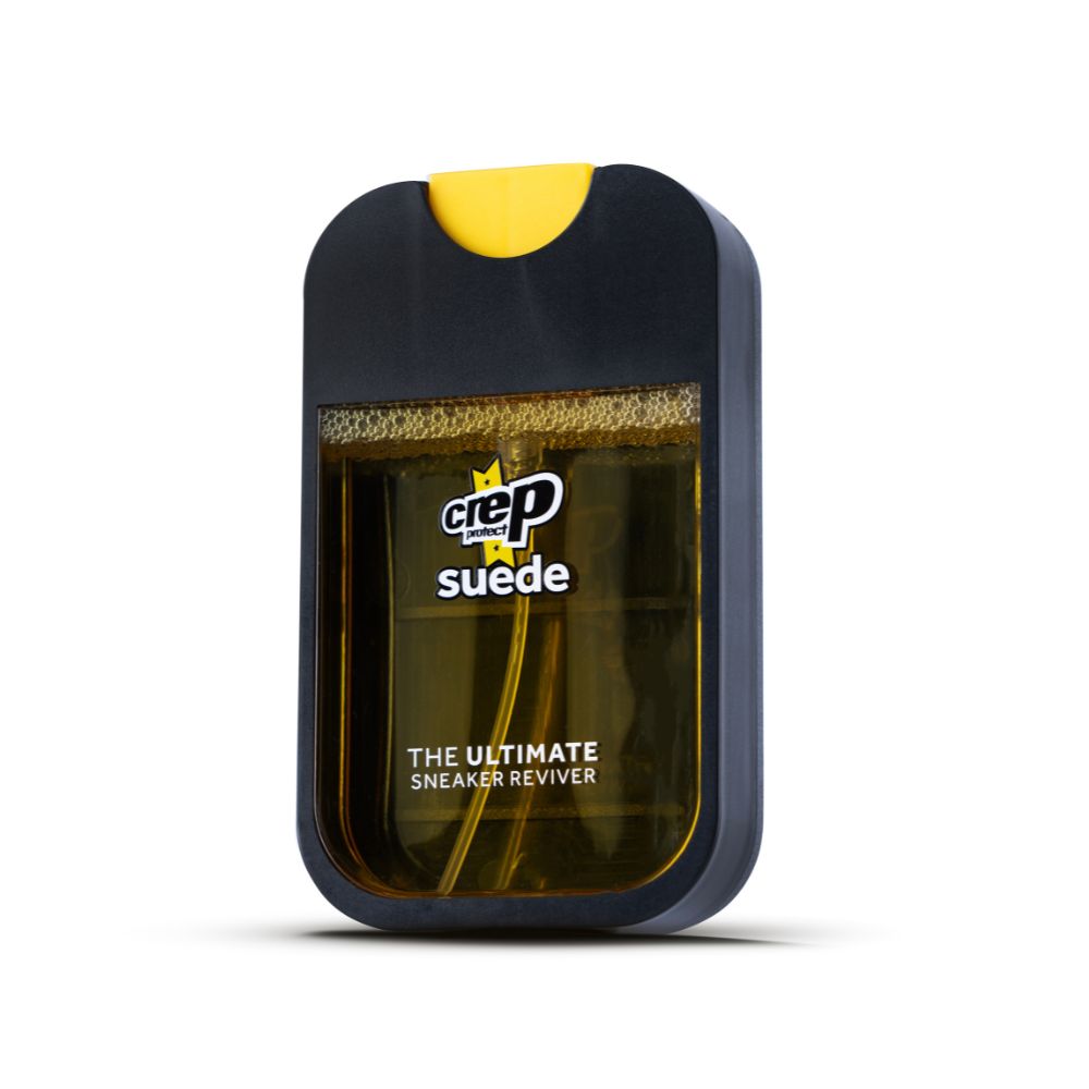 Crep Protect Suede Reviver restoring a suede shoe